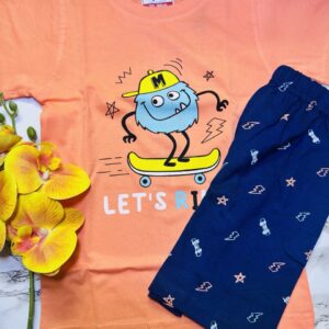 Kids Adventure & Play Graphic Cotton T-Shirt and Shorts Set